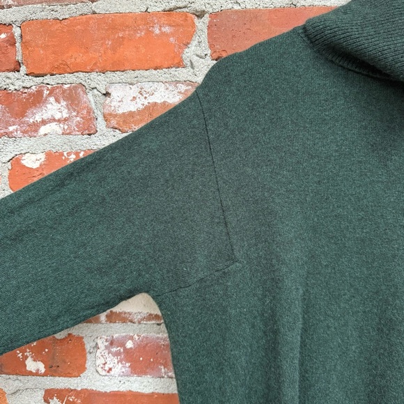 Whistles Dark Green Cashmere Turtleneck Sweater Small - Picture 6 of 9